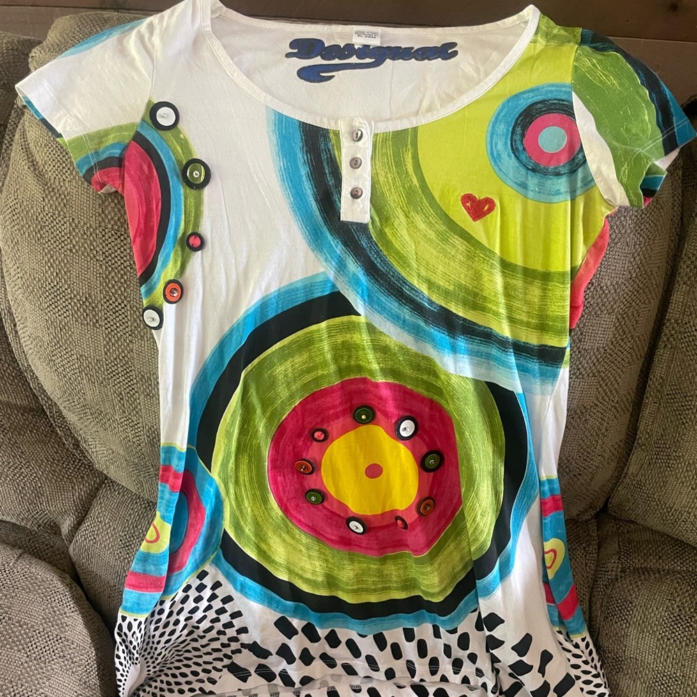 Desigual Small colorful shirt.